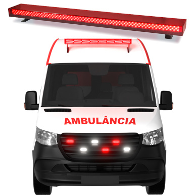 Kit ambul�ncia giroflex  6 estrobo 12v